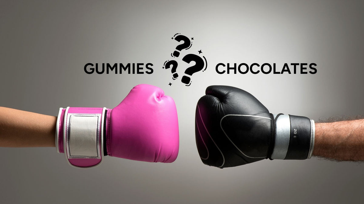 mushroom gummies vs chocolate