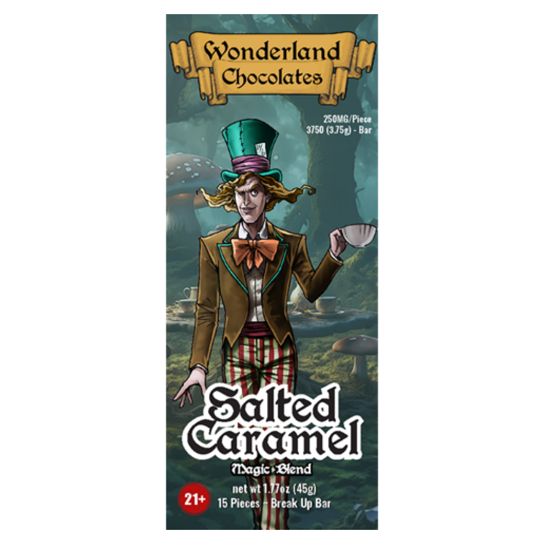Wonderland Chocolates Magic Mushroom Blend Break Up Bar