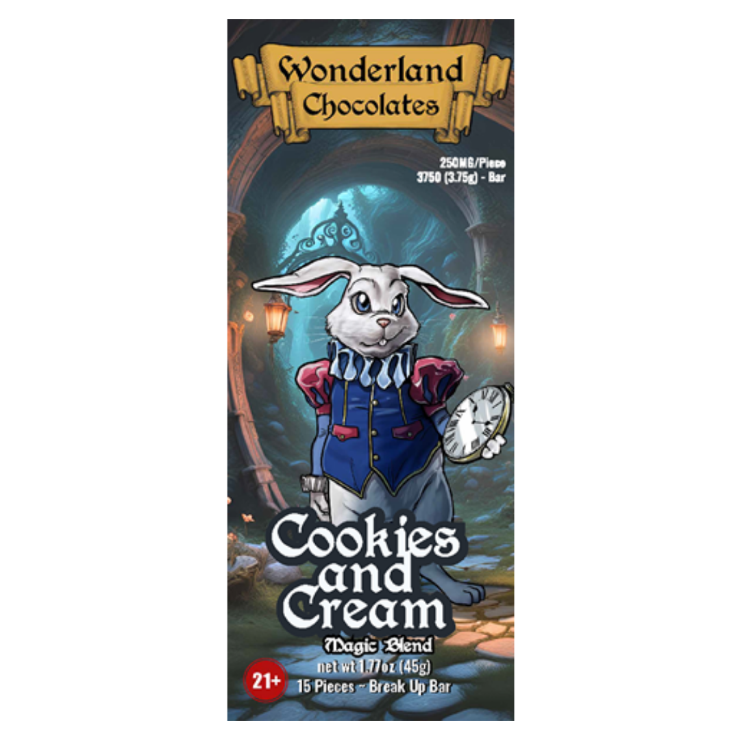 Wonderland Chocolates Magic Mushroom Blend Break Up Bar