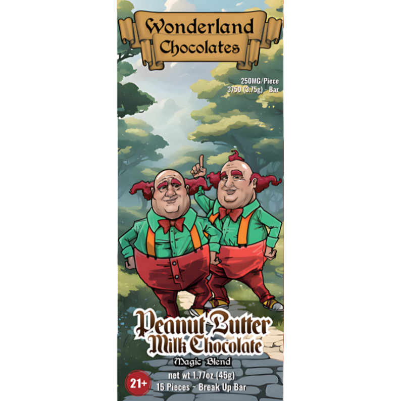 Wonderland Chocolates Magic Mushroom Blend Break Up Bar