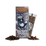 Wonderland mushroom chocolate bar in dark chocolate mocha flavor – magic mushroom blend
