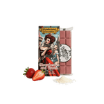 Wonderland mushroom chocolate bar in strawberries and cream – magic mushroom blend
