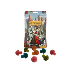 Wonderland mushroom gummies assorted fruit flavors – 10 pack 350mg each

